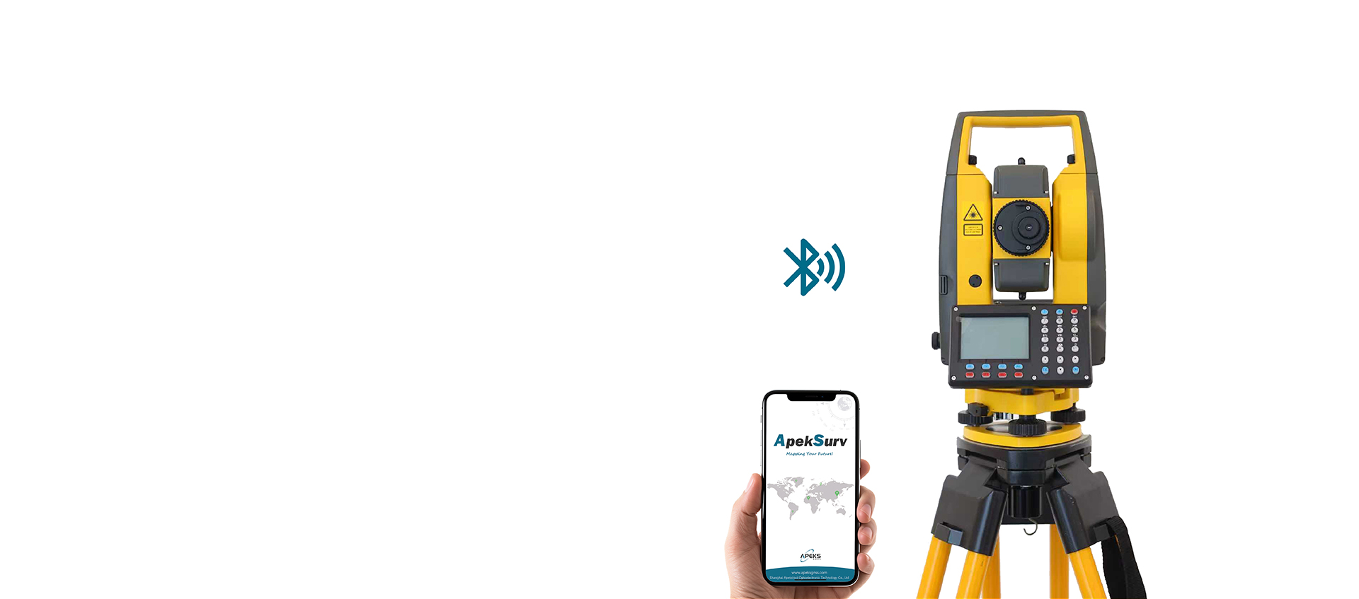 Apeks Am02 2″Accuracy Surveying Equipment 1000M Reflectorless & 5000M Prism Mode Total Station