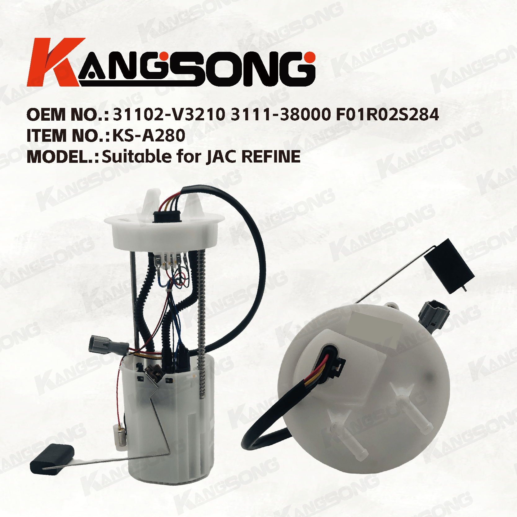 Pompe à carburant KANGSONG KS-A280 – Garantie de puissance de qualité authentique pour les propriétaires de JAC REFINE