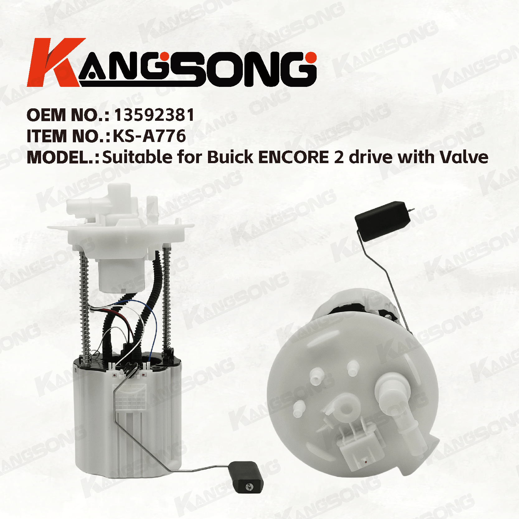 Ensemble de pompe à carburant KANGSONG KS-A776 - la source d'alimentation précise pour le modèle de conduite Buick Enclave 2.0