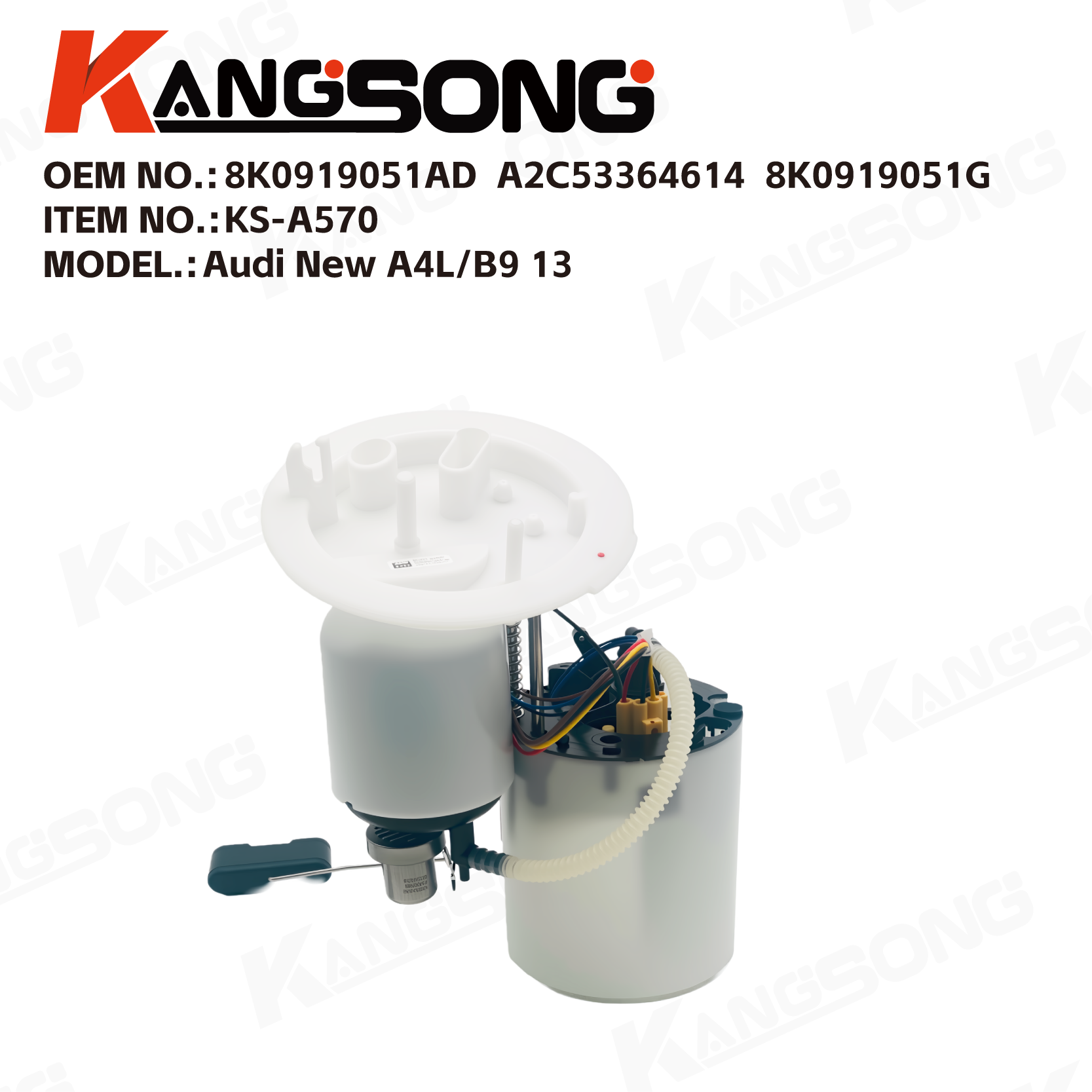 Fuel Pump Assembly/8K0919051AD，A2C53364614，8K0919051G/Audi