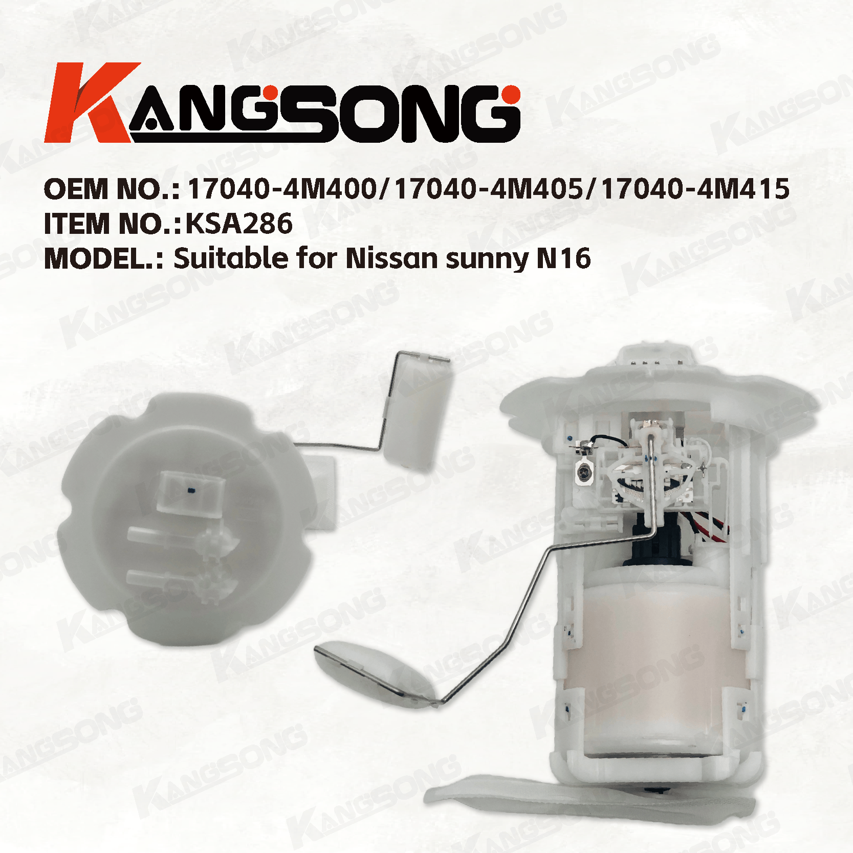 Fuel Pump Module Assembly Compatible with Nissan sunny N16/17040-4M400 17040-4M405 17040-4M415
