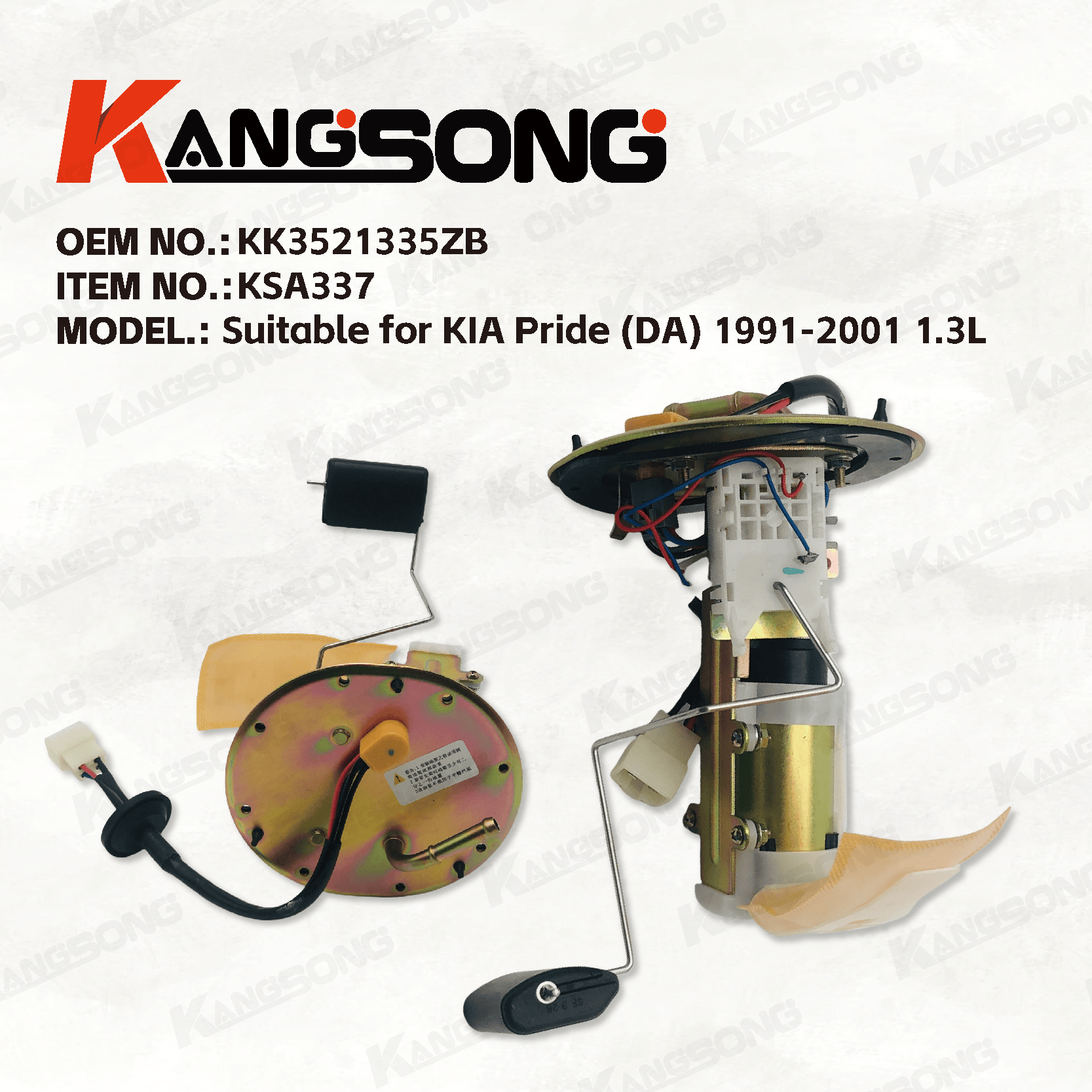 Applicable to KIA Pride (DA) 1991-2001 1.3L  /KK3521335ZB/ Automotive Fuel Pump Assembly
