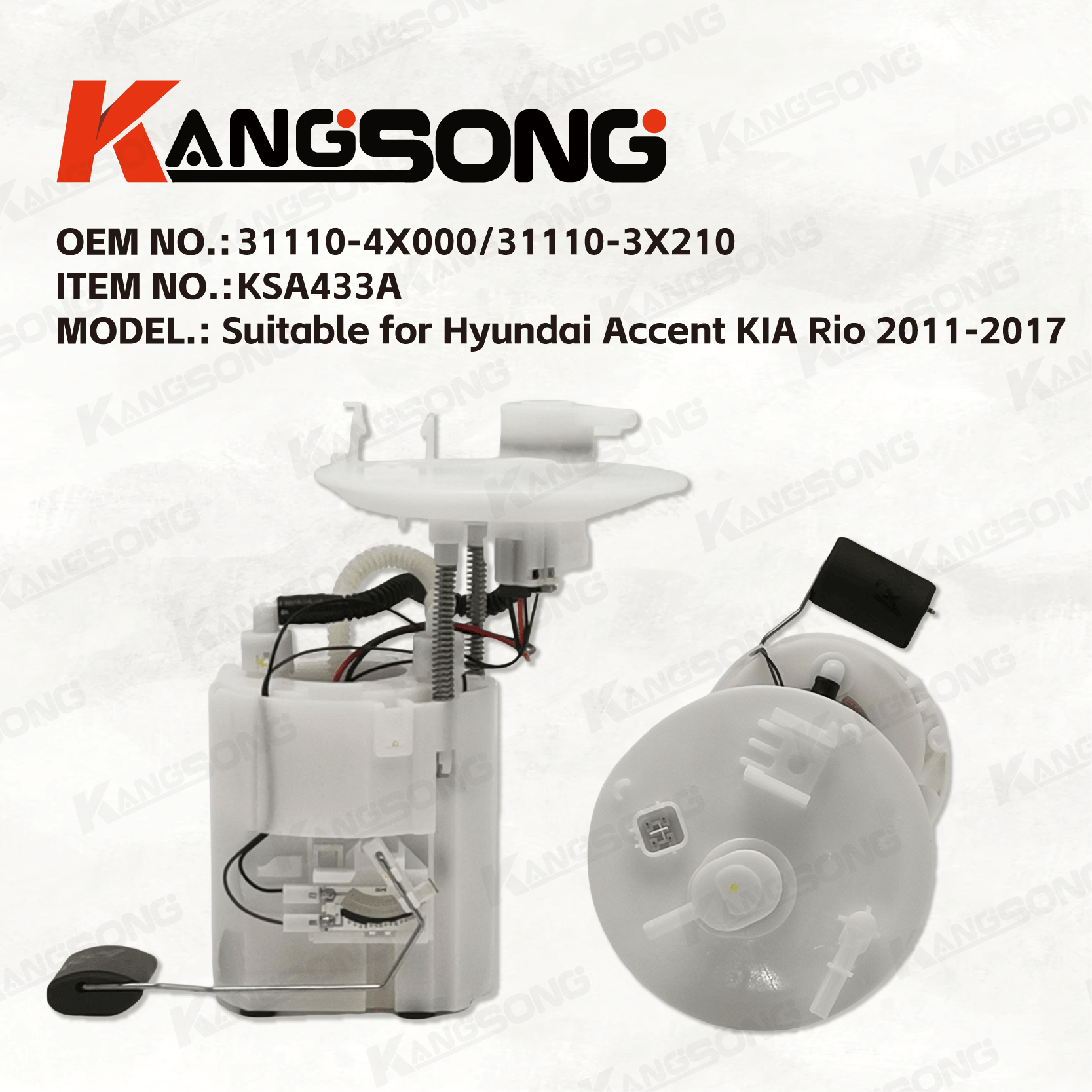 Applicable to  Hyundai Accent KIA Rio 2011-2017/31110-4X000 31110-3X210 /Automotive Fuel Pump Assembly