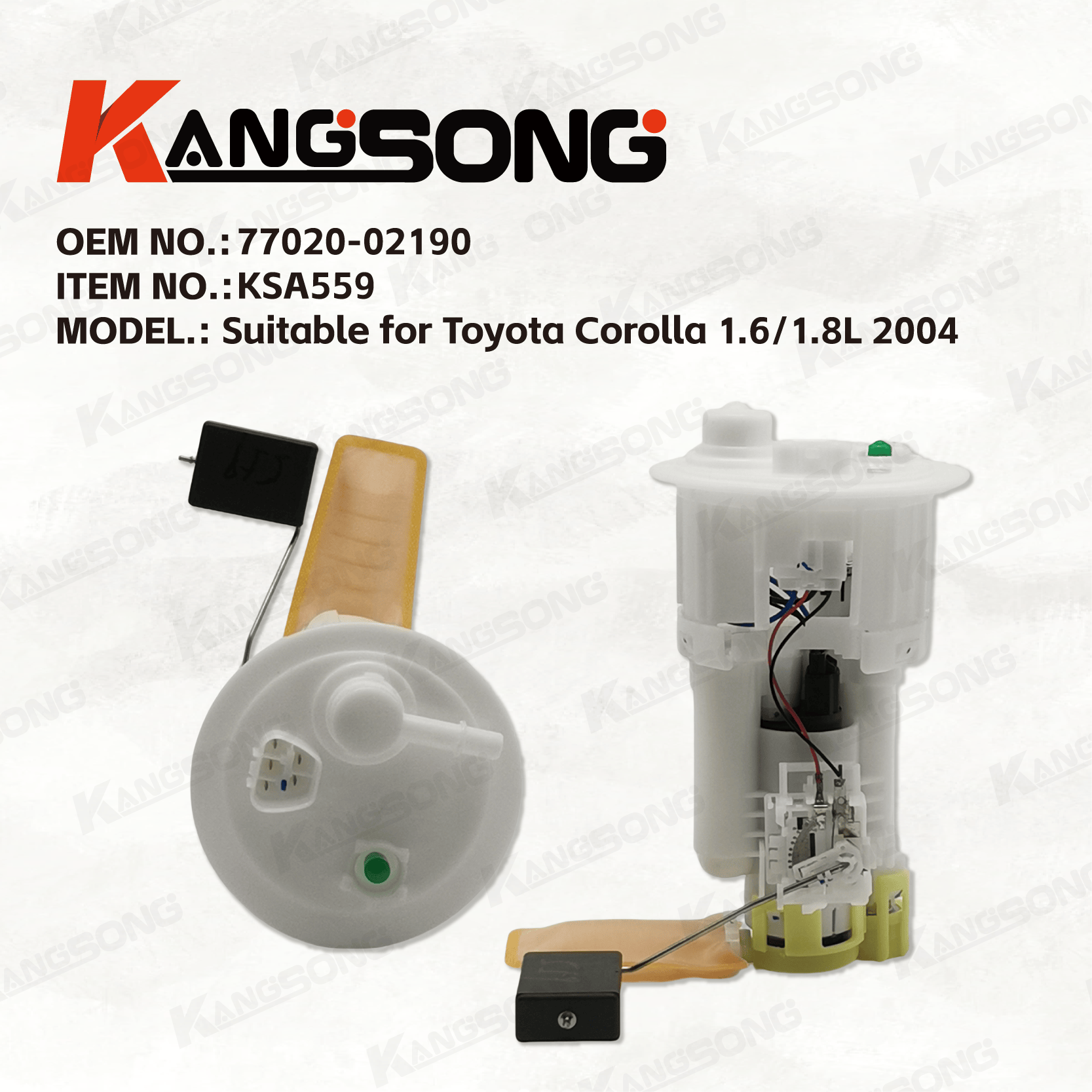 Applicable to Toyota Corolla 1.6/1.8L 2004/77020-12530 77020-02190/Fuel Pump Assembly/KS-A559