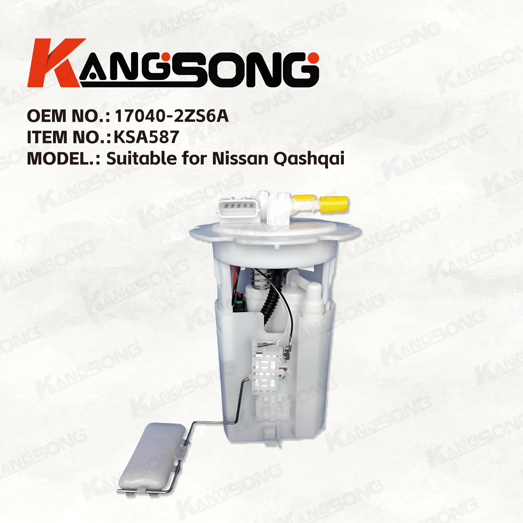 Applicable to Nissan Qashqai 4 plug/17040-2ZS6A/Fuel pump assembly/KS-A587