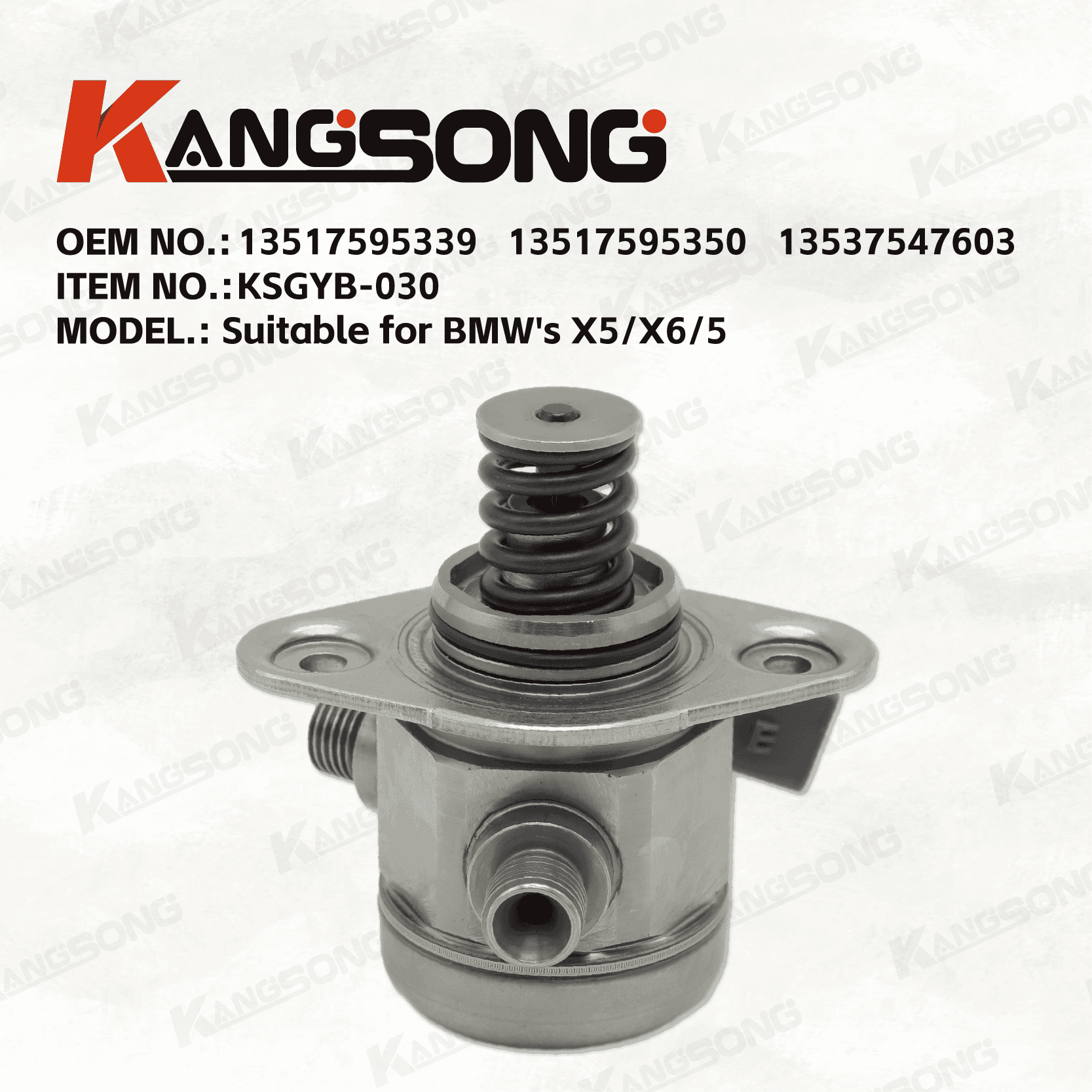 Applicable to BMW/13517595339 13517595350 13537547603/High pressure fuel pump/KSGYB-031