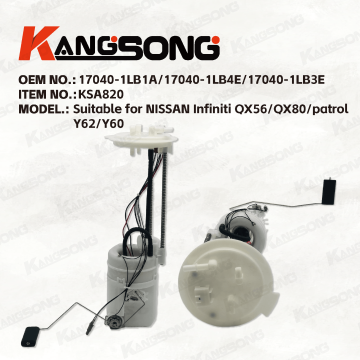 Ensemble pompe à carburant 17040-1LB1E 170401LB1E pour NISSAN Infiniti QX56/QX80/patrouille Y62/Y60 KSA820