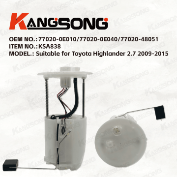 77020-0E010 77020-0E040 77020-48051 Fuel Pump Assembly for Toyota Highlander 2.7 KSA838