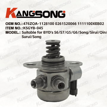 Applicable to  BYD/Geely/476ZQA-1128100 0261520066 1111100XEB02/High pressure fuel pump/KSGYB-045