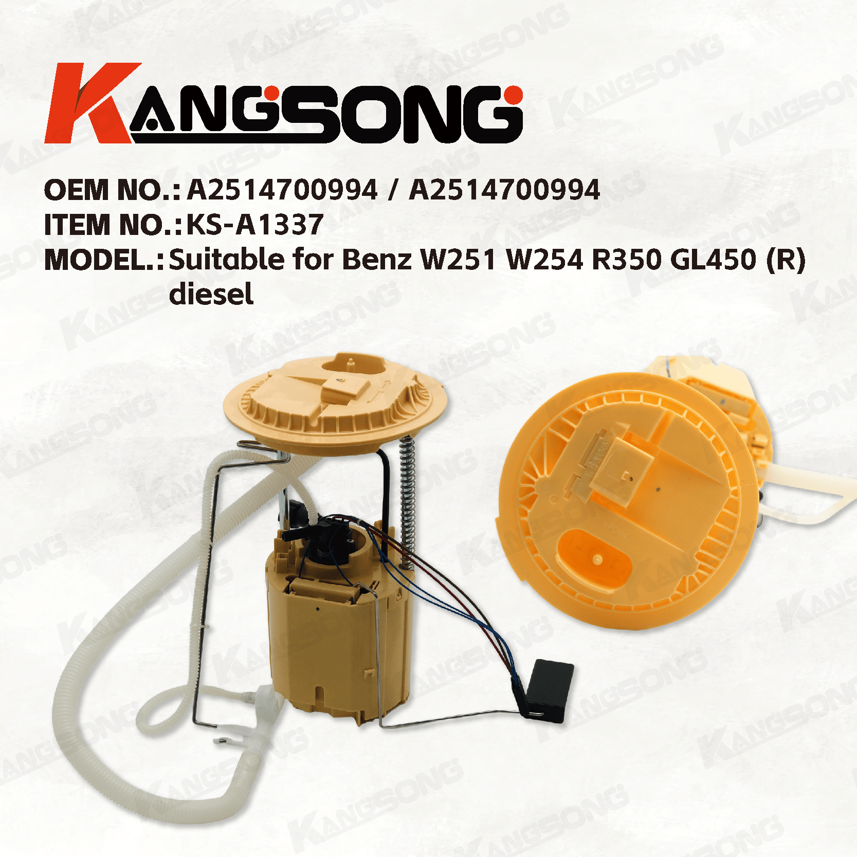Applicable to Mercedes-Benz W251 W254 R350 GL450 (R) diesel /A251 470 0994 / A2514700994/Fuel Pump Assembly/KS-A1337