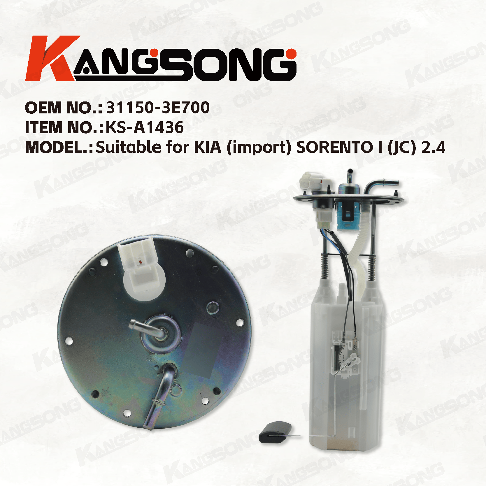 Applicable to KIA (import) SORENTO I (JC) 2.4/31150-3E700/Fuel Pump Assembly/KS-A1436