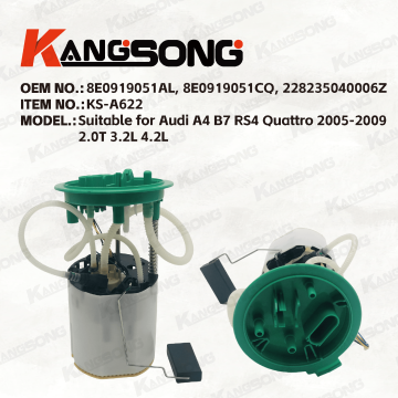 Applicable to Audi A4 B7 RS4 Quattro 2005-2009 2.0T 3.2L 4.2L/8E0919051AL, 8E0919051CQ,228235040006Z,72850AS,320900734,7507479/Fuel Pump Assembly/KS-A622