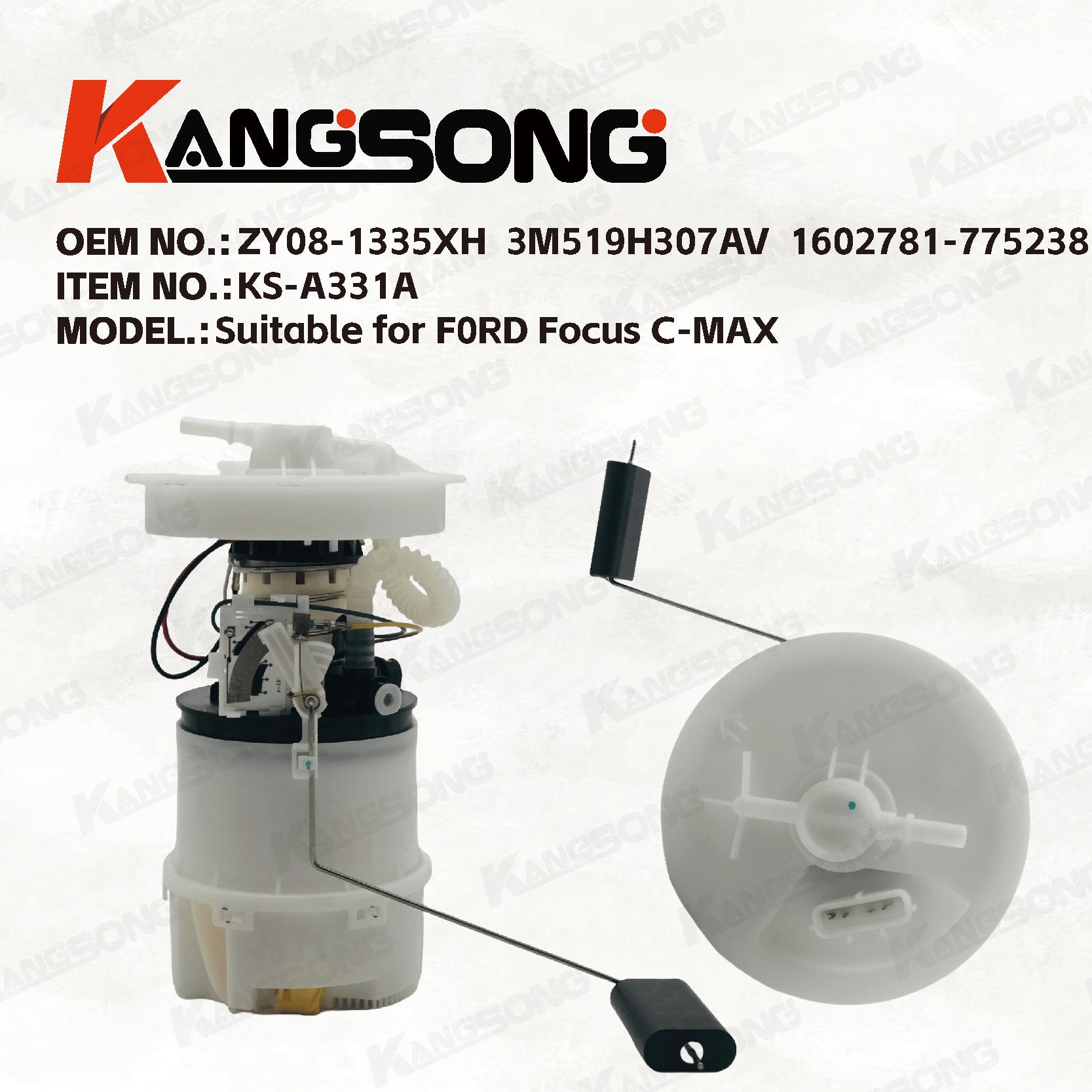 Applicable to F0RD Focus C-MAX/ZY08-1335XH 3M519H307AV 1529595/Fuel pump assembly/KS-A331A