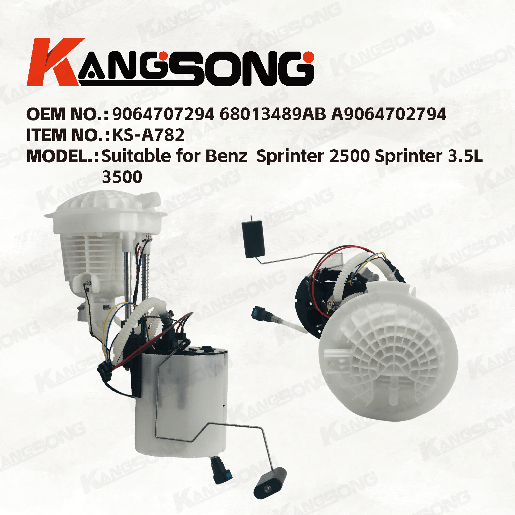 Applicable to Mercedes-Benz  Sprinter 2500 Sprinter 3.5L 3500 2007-2008 /9064707294 68013489AB A9064702794/ Fuel Pump Assembly/KS-A782