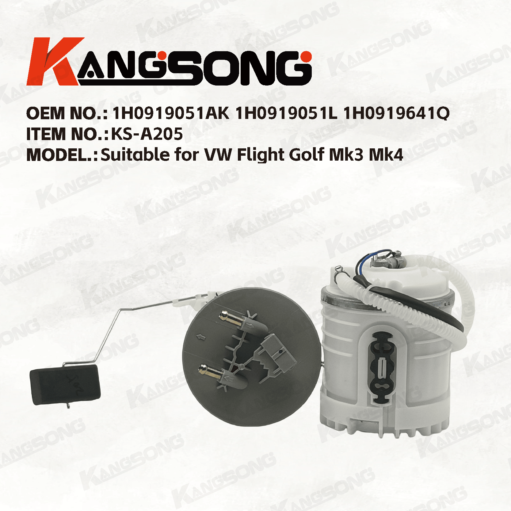 Applicable to For VW Flight Golf Mk3 Mk4 Passat Polo Classic Vento/ 1H0919051AK 1H0919051L 1H0919641Q / Fuel Pump Assembly/KS-A205