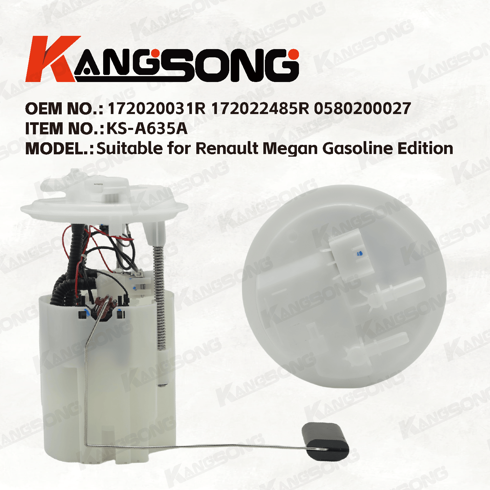 Applicable to Renault Megane/172020031R 172022485R 0580200027/Fuel Pump Assembly/KS-A635A
