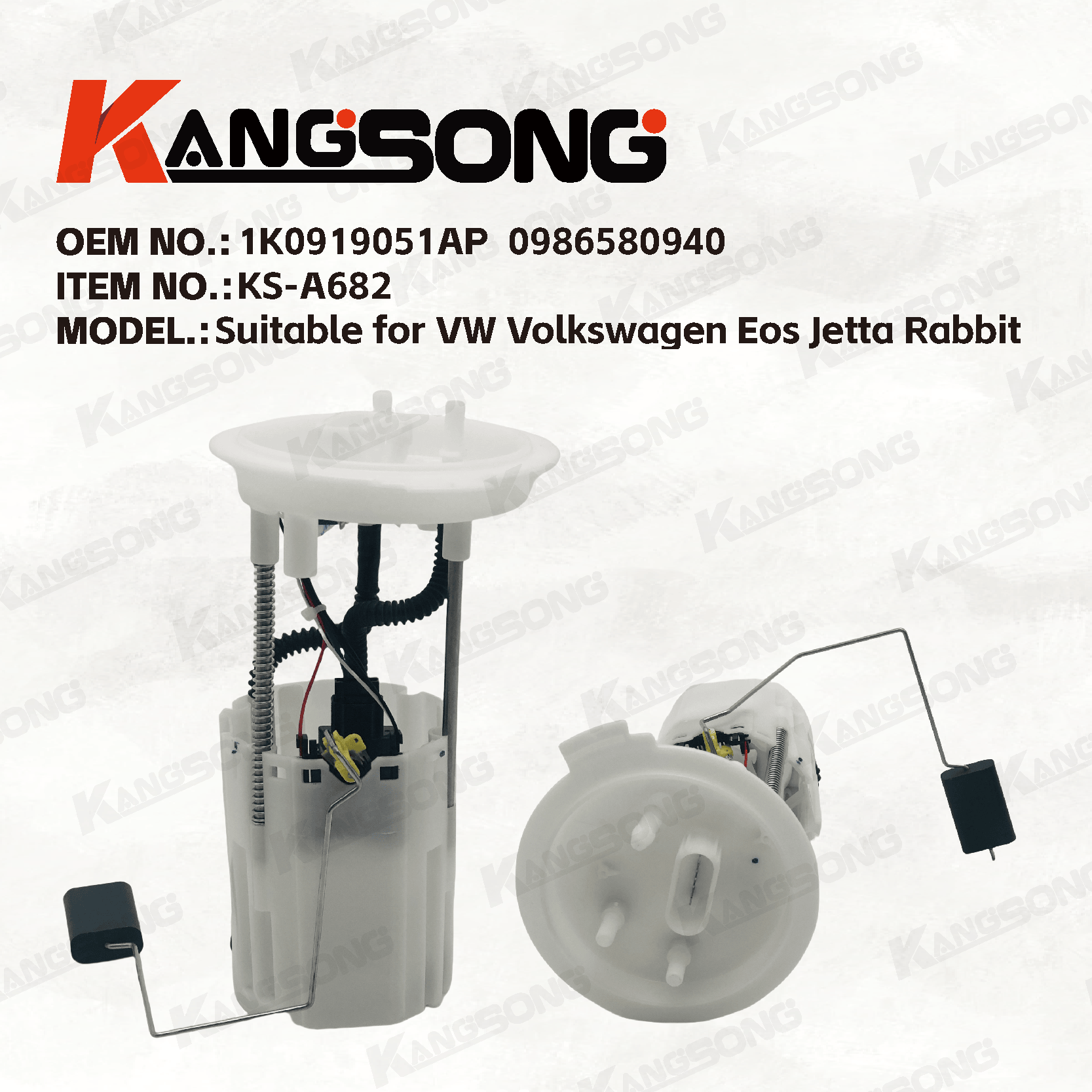 Applicable to For VW Volkswagen Eos Jetta Rabbit/1K0 919 051 AP ， 0 986 580 940/Fuel Pump Assembly/KS-A682