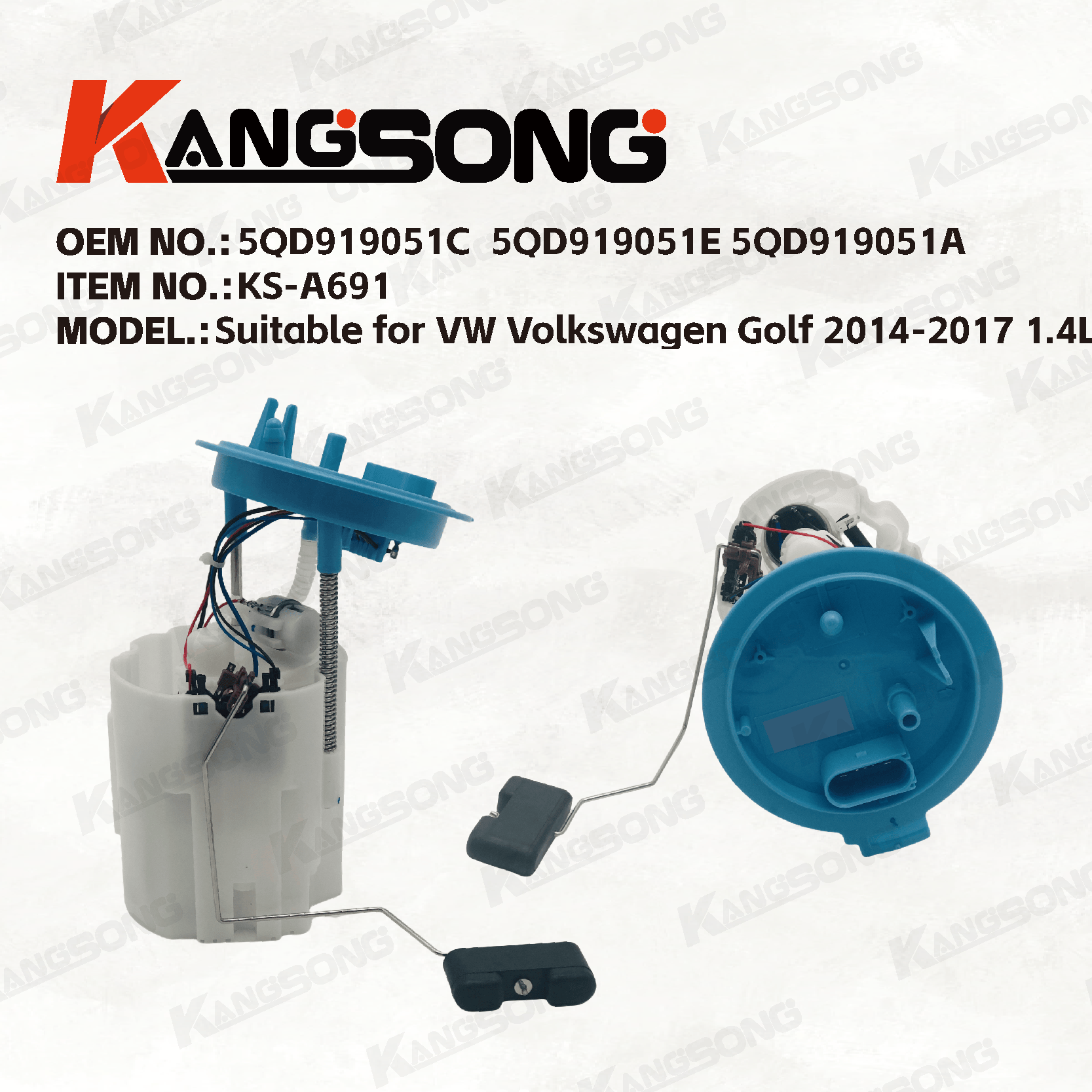 N9a出品 DSYP ZCVW009A Auto Parts Fuel Pump Assembly 5ND 919 051A
