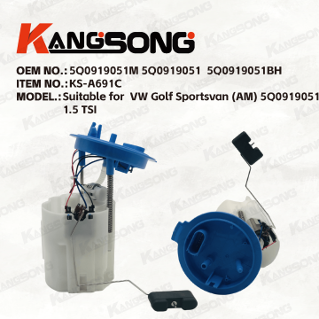 Applicable aux modèles VW Golf Sportsvan (AM) 1.5 TSI/5Q0919051M, 5Q0919051, 5Q0919051BH/Ensemble pompe à carburant/KS-A691C