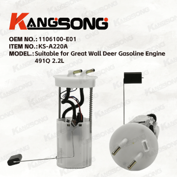 Applicable à : Moteur à essence Great Wall Deer 491Q 2,2 L /1106100-E01 /Ensemble pompe à carburant/KSA220A