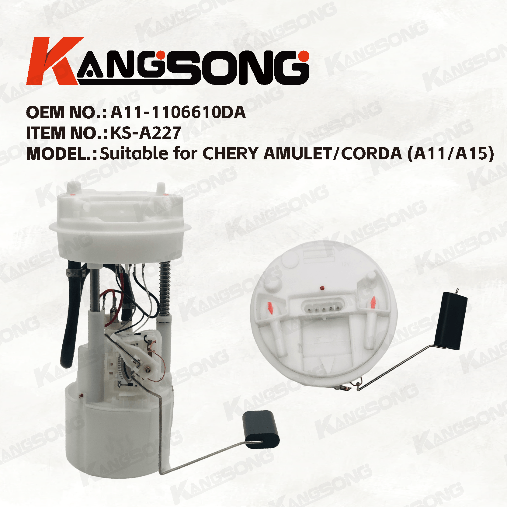 Applicable to For : CHERY AMULET/CORDA (A11/A15)/A11-1106610DA/Fuel Pump Assembly/KSA227