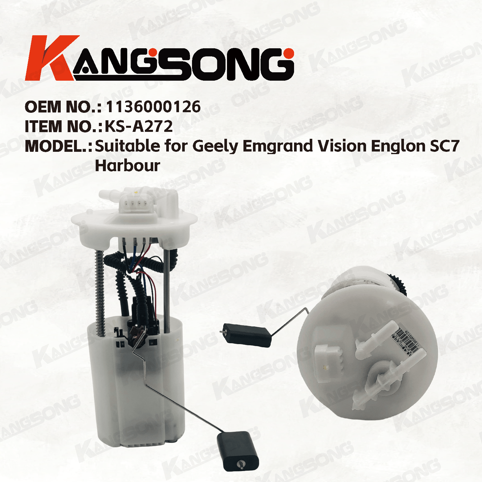 Applicable to For : Geely Emgrand Vision Englon SC7 Harbour/1136000126/Fuel Pump Assembly/KSA272