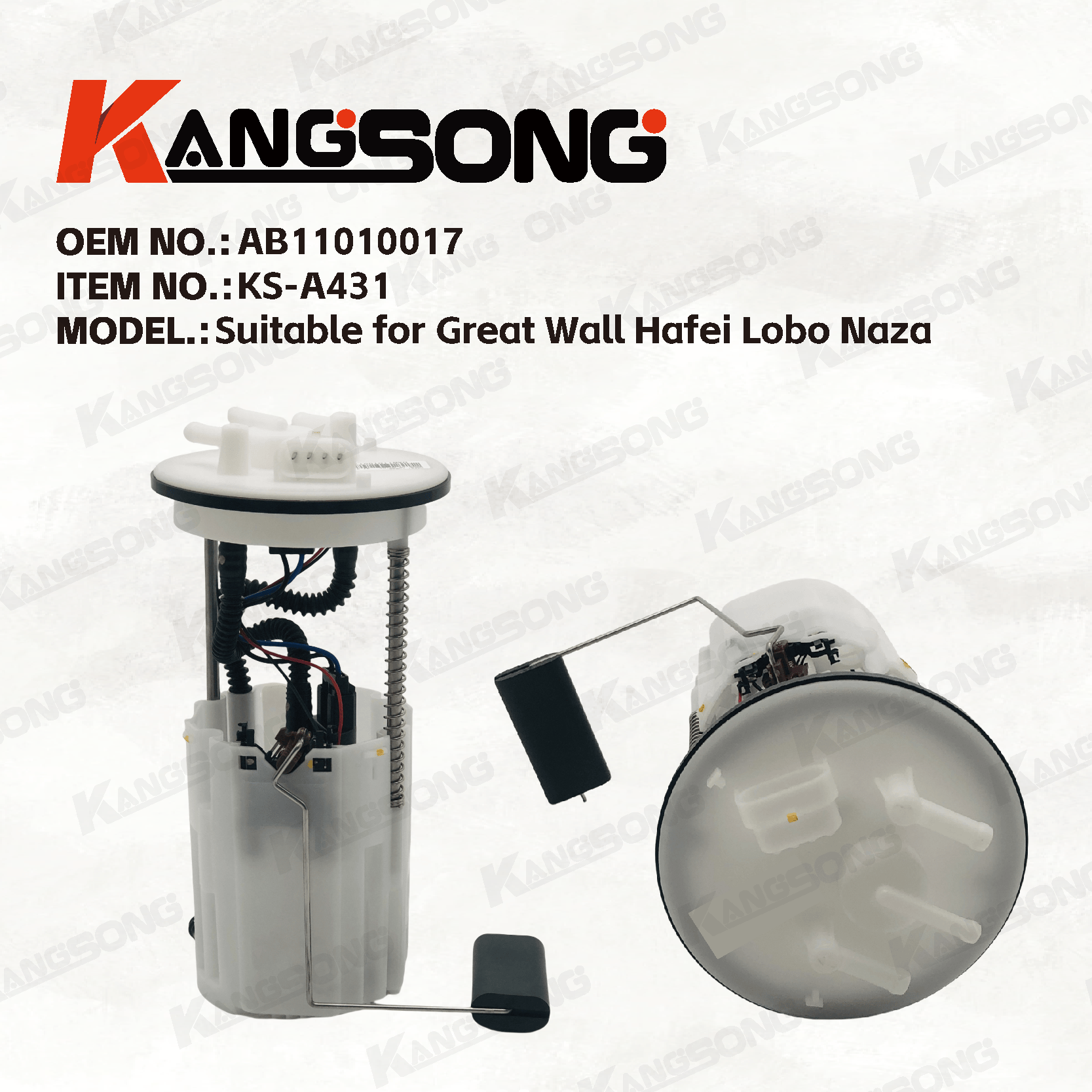 Applicable to Great Wall Hafei Lobo Naza/AB11010017/Fuel Pump Assembly/KSA431