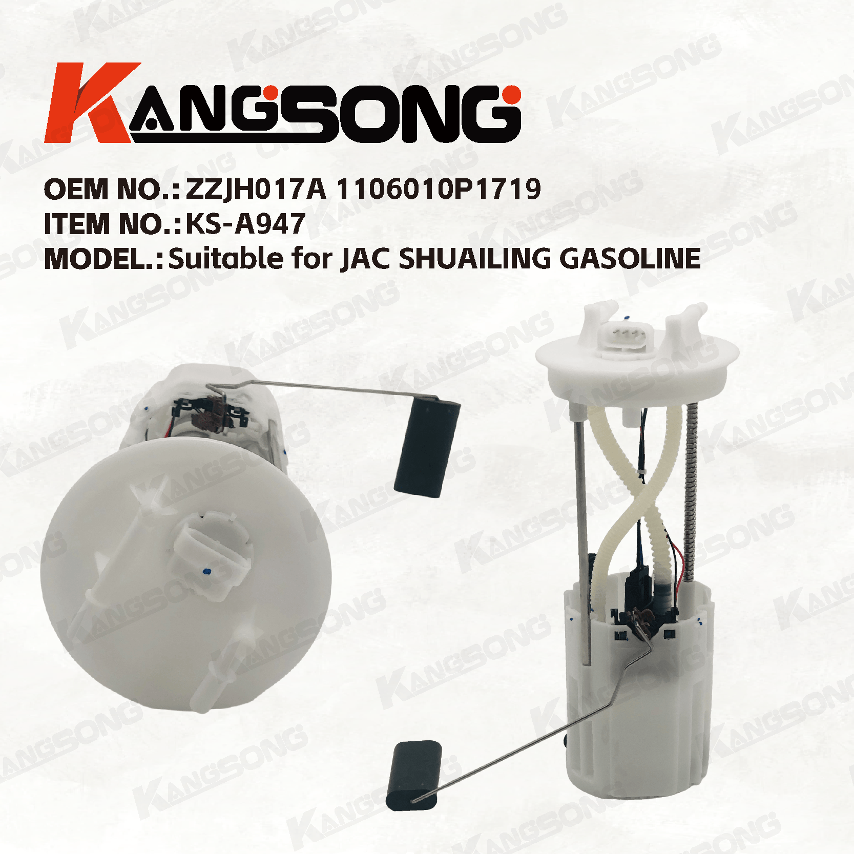 Applicable to JAC SHUAILING GASOLINE/ZZJH017A 1106010P1719/Fuel Pump Assembly/KS-A947