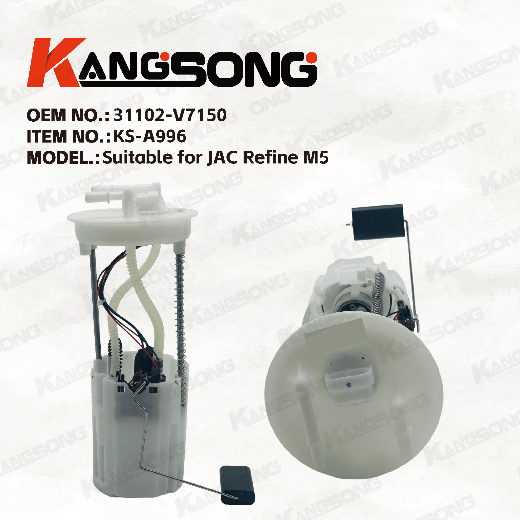 Applicable to JAC Refine M5/31102-V7150/Fuel Pump Assembly/KS-A996
