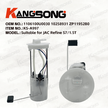 Стосується JAC Refine S7 1.5T/1106100U0030 10258931 ZP11952B0/Паливний насос у зборі/KS-A997