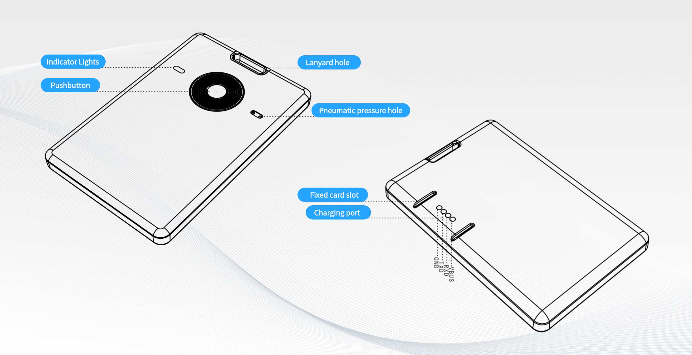 eforthink Lightweight and Multi-functional Positioning Tag
