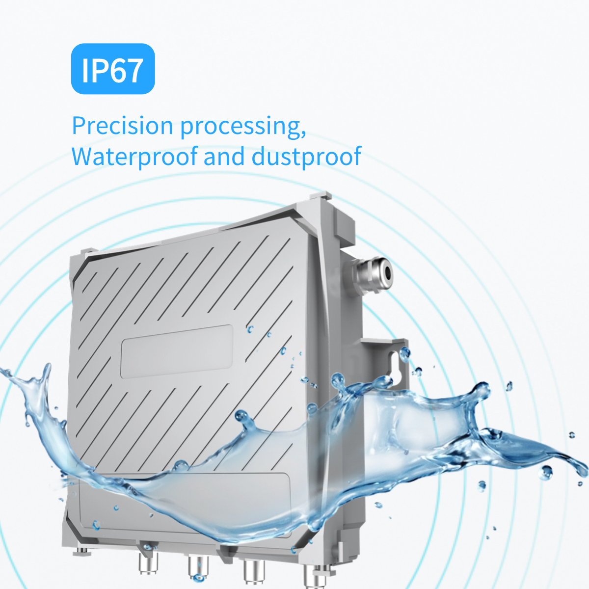 eforthink UWB dual-channel high-precision positioning base station 4