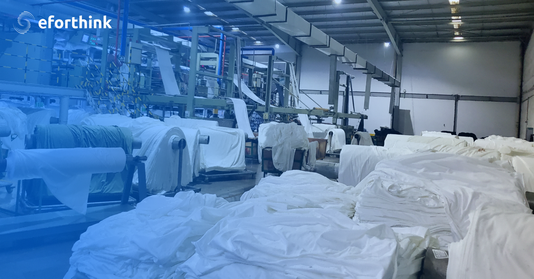 Eforthink UWB-Based Solution for Dyeing & Dyeing Logistics and Production Scheduling