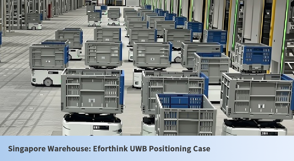 Singapuri ladu: Eforthink UWB positsioneerimisümbris