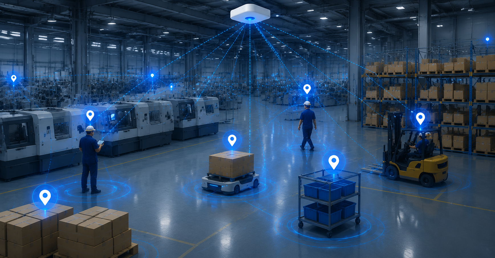 UWB RTLS : Apporter une visibilité en temps réel aux opérations industrielles