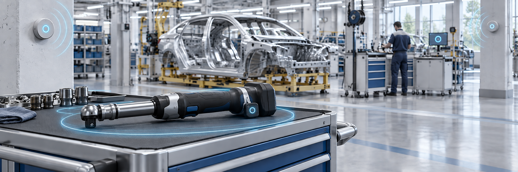 UWB Tool Tracking System for Industrial Production