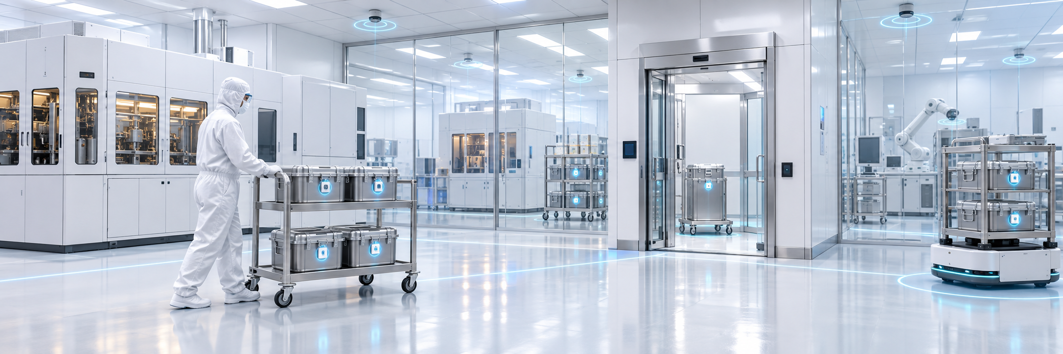 UWB Asset Tracking for Cleanroom Material Management