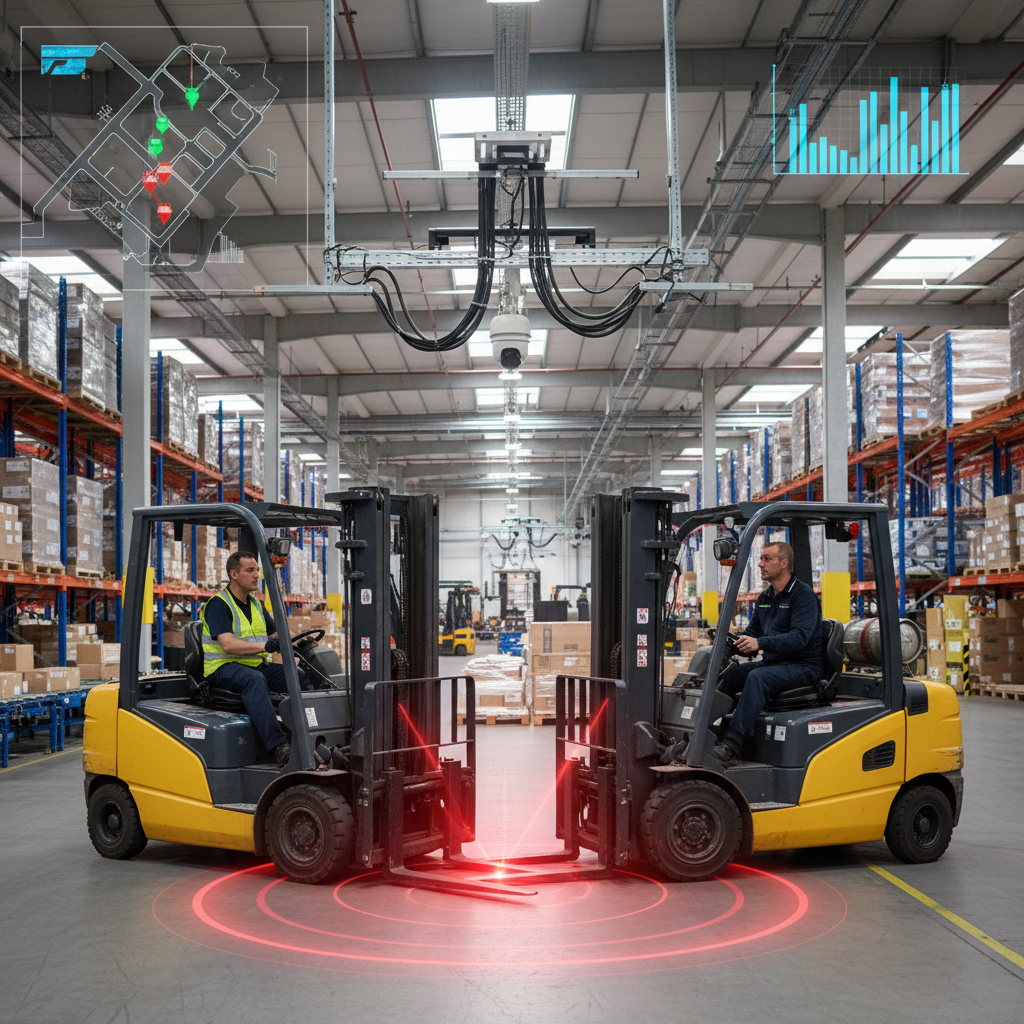 Forklift Collision Warning For Logistics Hubs And Supply Chain Visibility