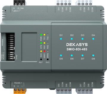 Module d'E/S déportées DEKASYS 8 points SMIO-8DI-485