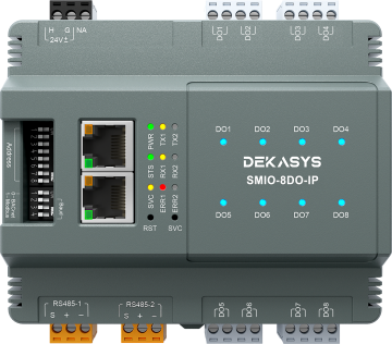 Module d'E/S déportées DEKASYS 8 points SMIO-8DO-IP