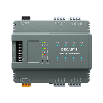 DEKASYS 8-point Remote IO module SMIO-4UI4AO-485