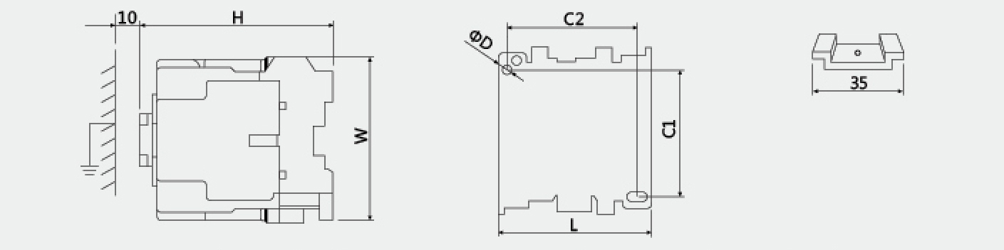 SS-N20 AC magnetic contactor switch