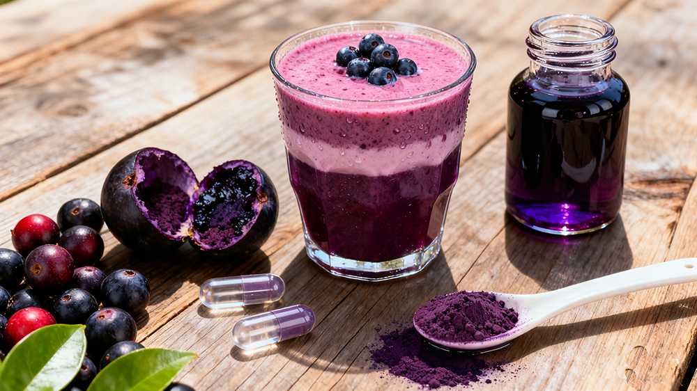 Acai Berry Extract Powder  Anthocyanidins: Concentrated Antioxidant Science for Cardiometabolic Health