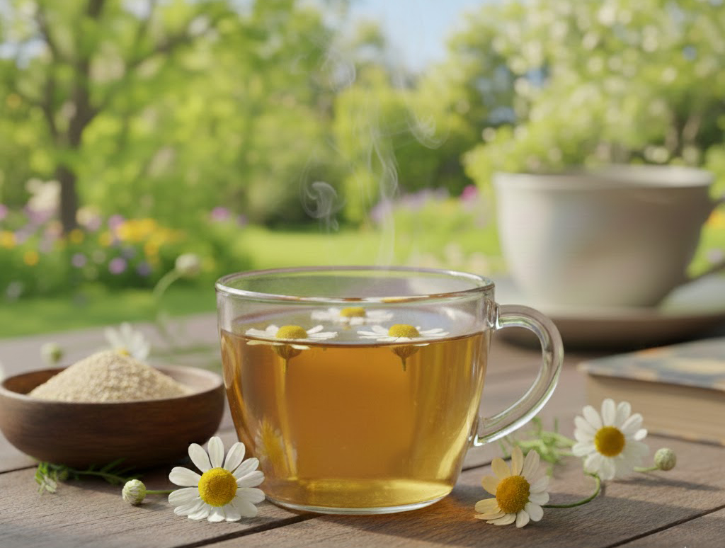 Chamomile Extract: The Role of Apigenin in Neuro-cosmetics and Barrier Repair