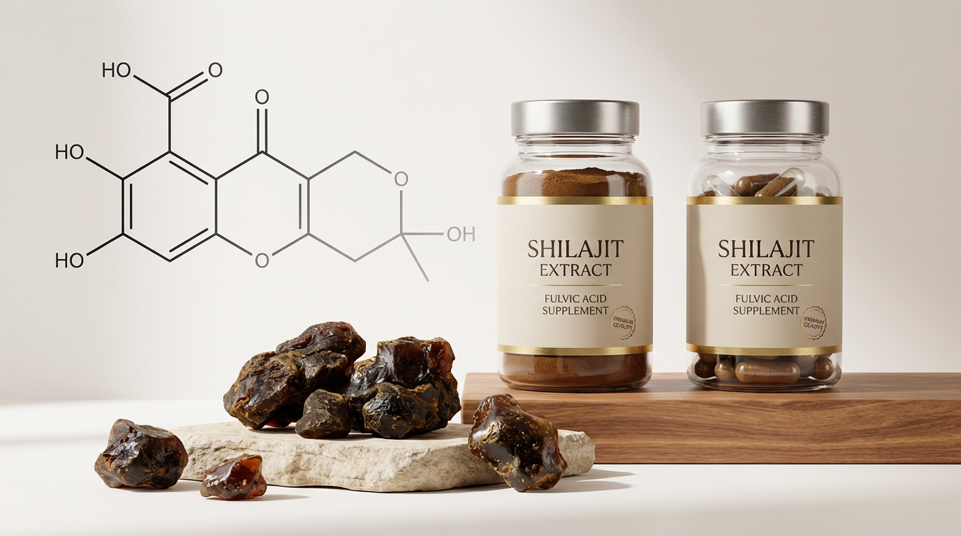 Extrait de shilajit acide fulvique