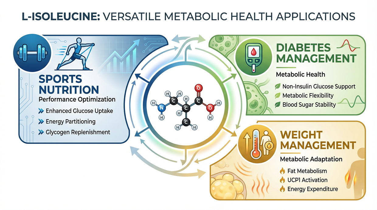 L-Isoleucine:Versatile Metabolic Health Applications