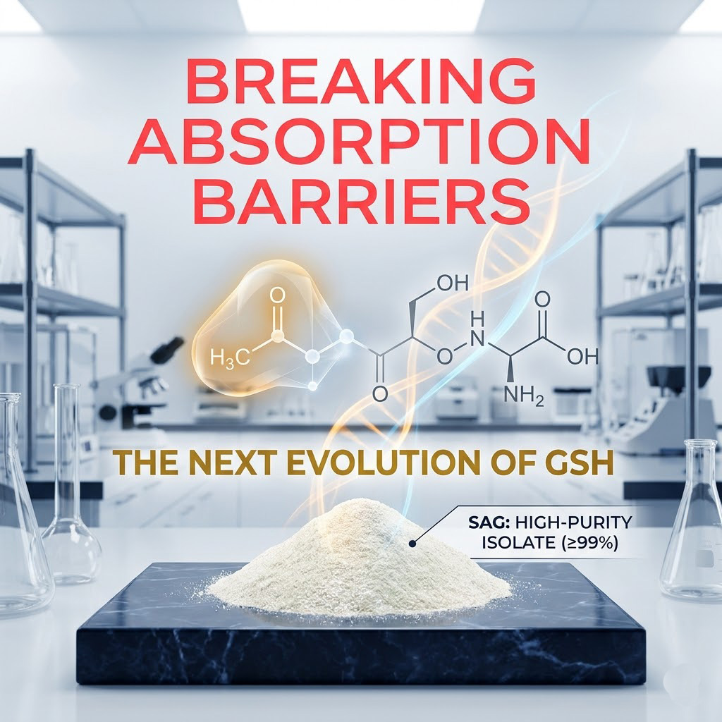 Die orale Absorptionsbarriere überwinden: Wie S-Acetyl-L-Glutathion die Supplementierungslogik revolutioniert