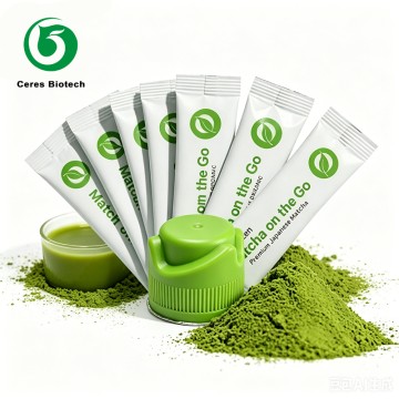 Serbuk Matcha Gred Upacara Organik USDA EU Serbuk Teh Hijau Matcha dalam Penutup Botol Pelepasan Putar Inovasi