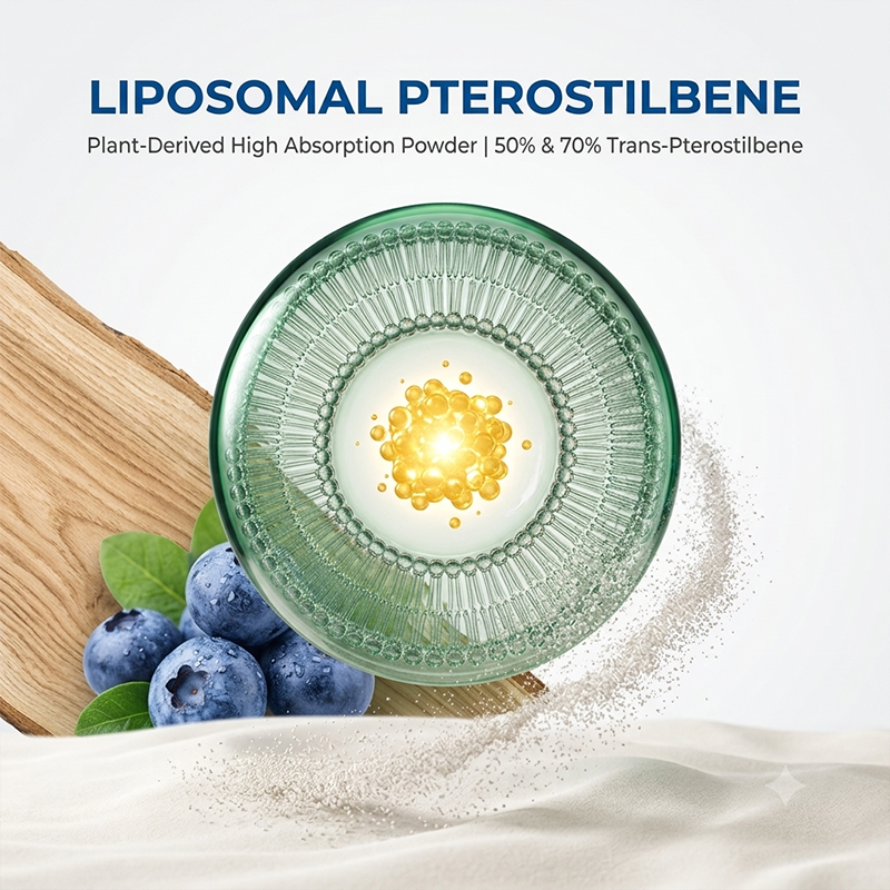 Solving High-Concentration Recrystallization: Liposomal Technology for Trans-Pterostilbene in Water-Based Formulations