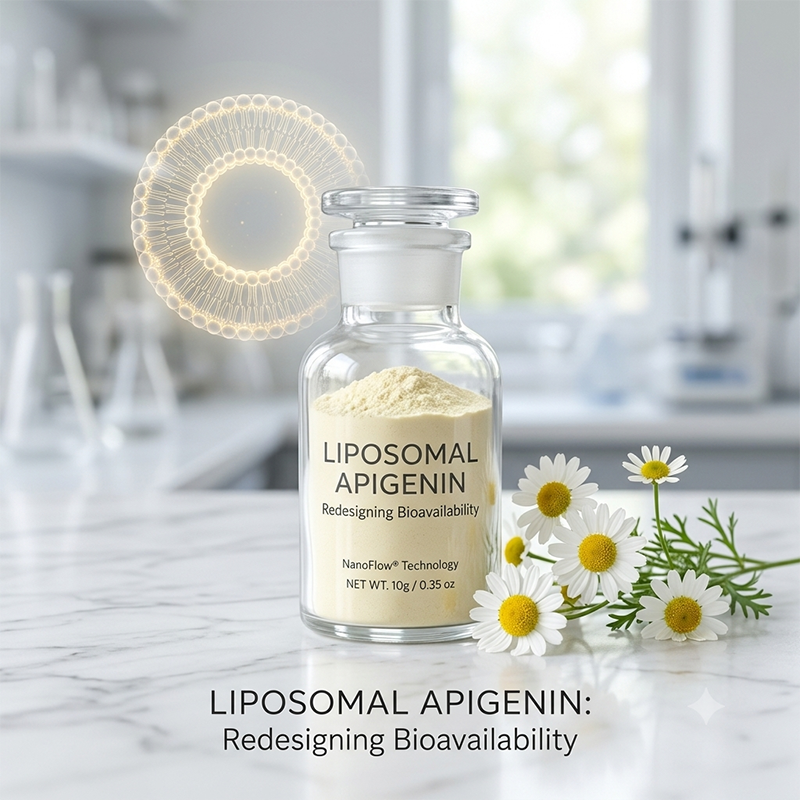 Natural Plant-Derived Liposomal Apigenin Powder: Redesigning Bioavailability for a High-Value Flavonoid